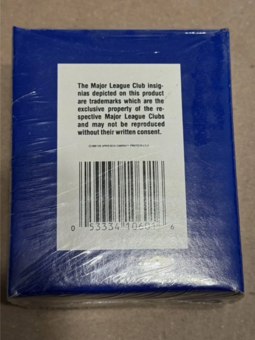 1989 Upper Deck Baseball Cards High Series Factory Sealed Box